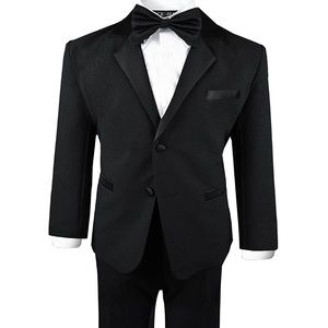 Boys 2T tuxedo -jacket pants vest shirt and bowtie